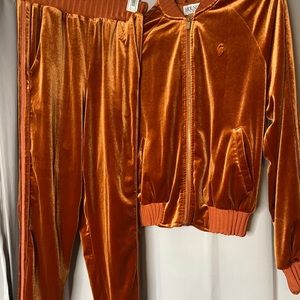 HouseOfCB velvet tracksuit